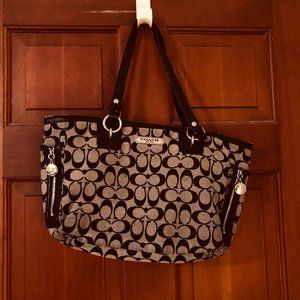 Black genuine Coach purse